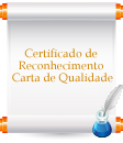 Certificado de Reconhecimento da Carta de Qualidade